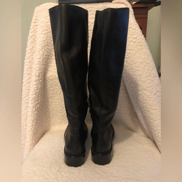 MARC FISHER LTD Phidias Knee High Boot Black Platform Size 5.5 - Picture 9 of 11